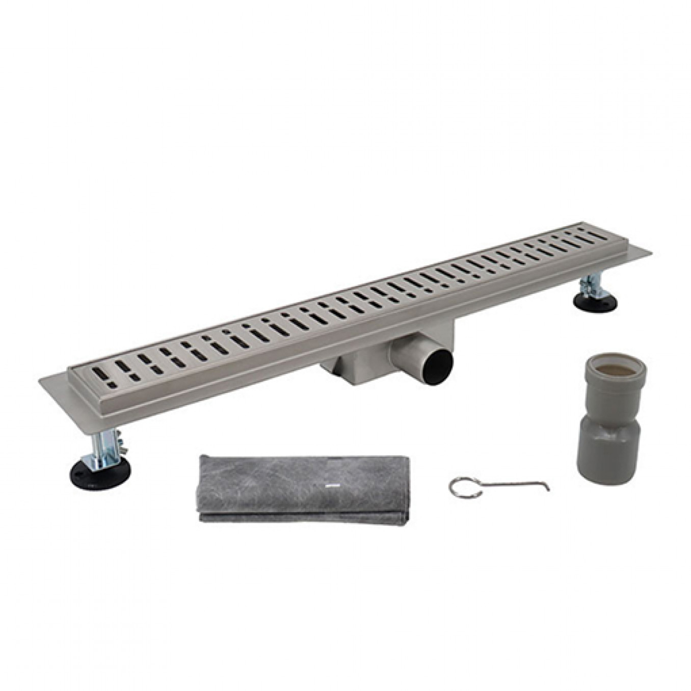 Tuš kanalica PROFIL M WAVE 600 brushed