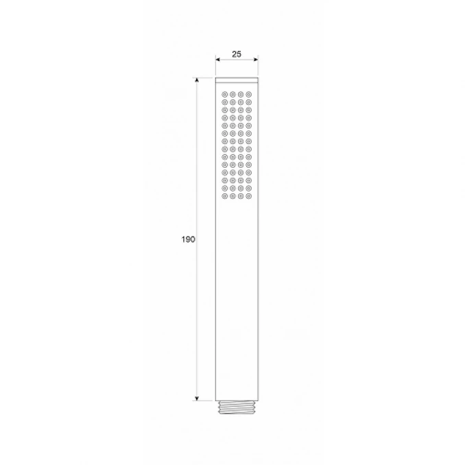 Tuš ručica COPEN NOOK gunmetal