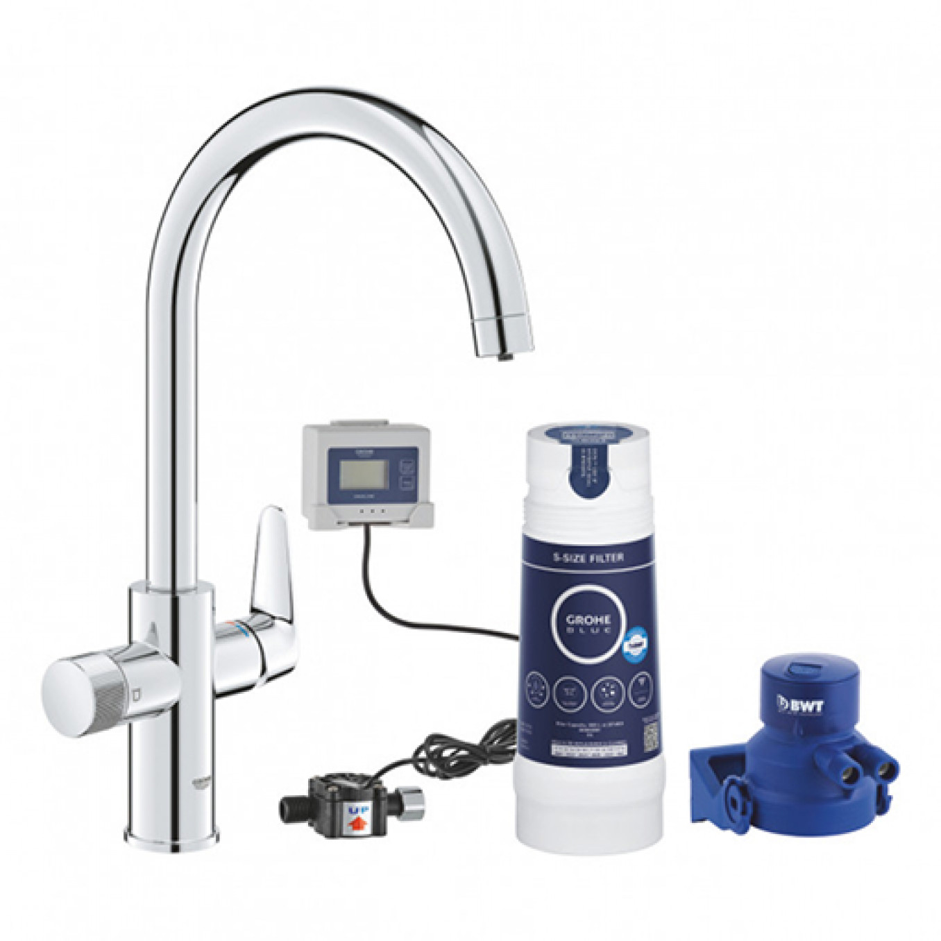 Baterija za sudoperu GROHE BLUE pure BauCurve C sp  filter S