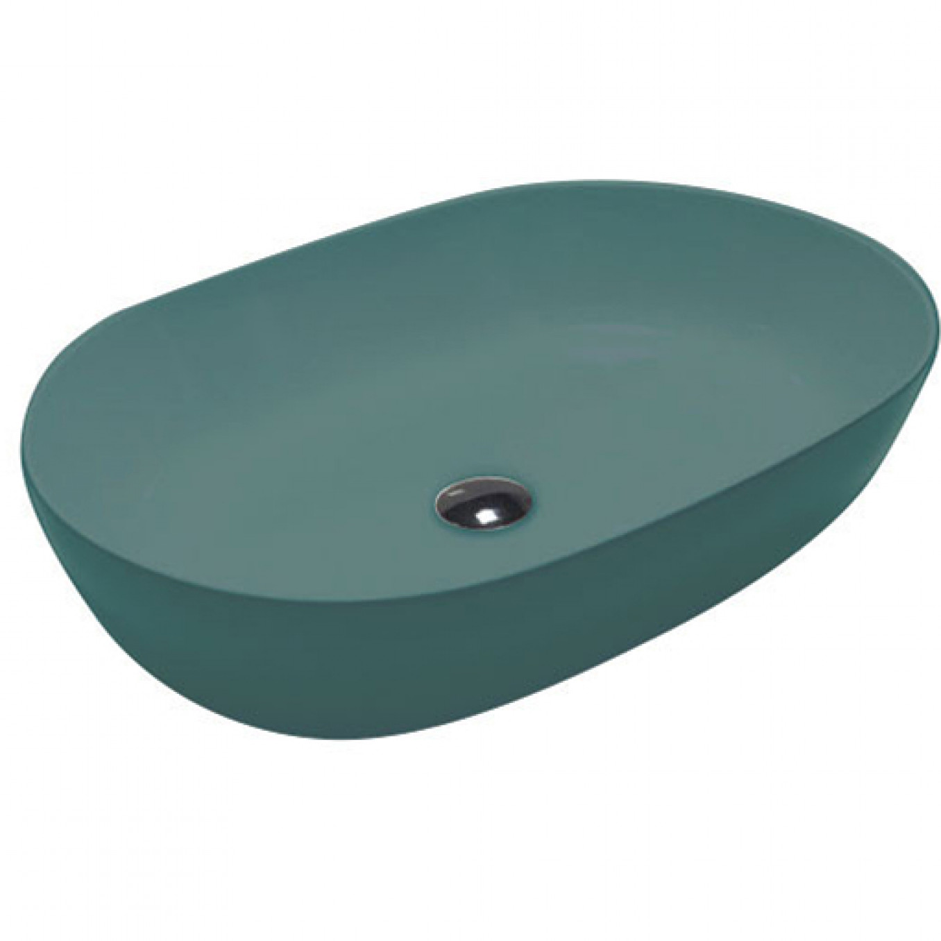 Lavabo nadgradni HATRIA HAPPYHOUR SLIM 12:00 570x380 glossy petrol