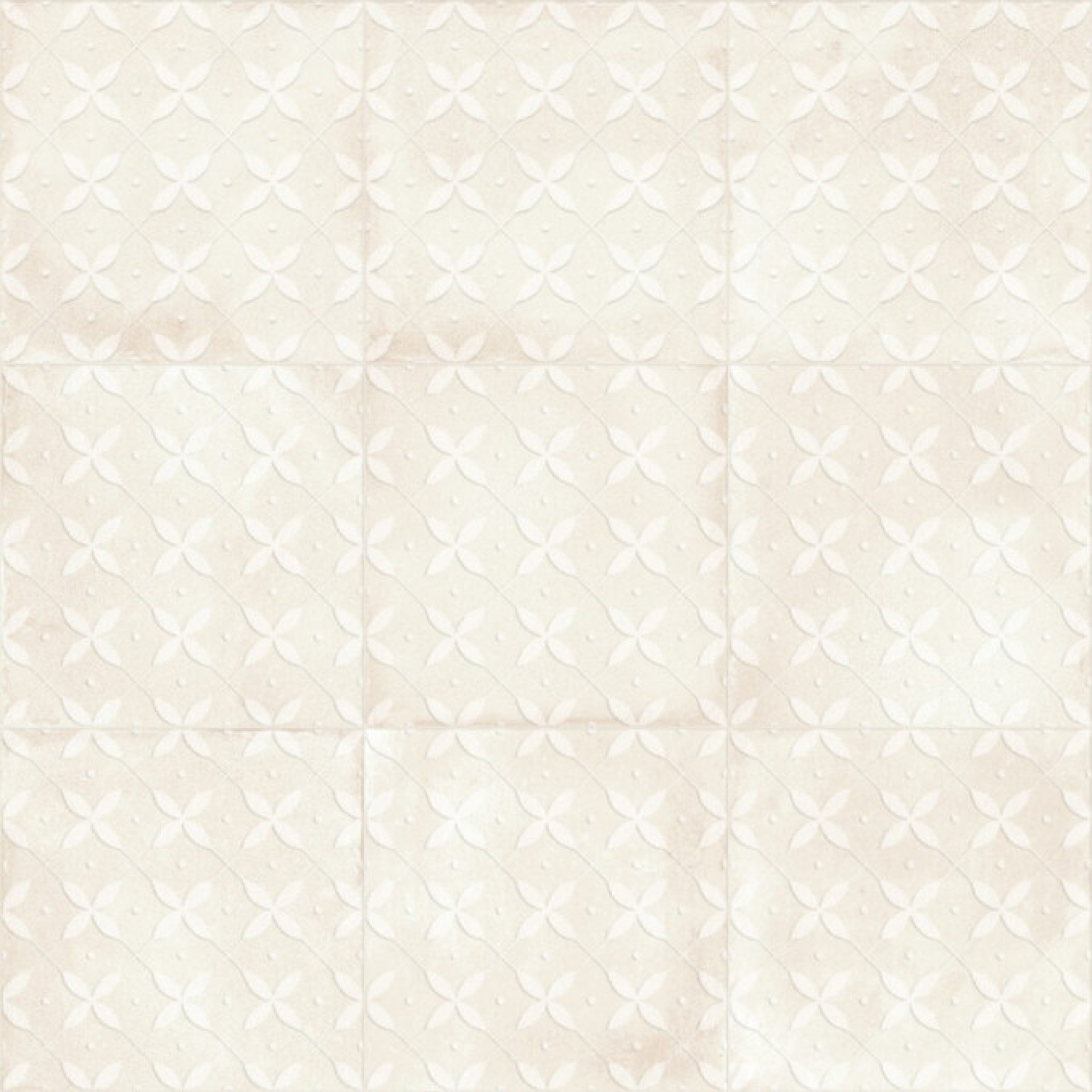 AMURI decoro zucchero avorio 20x20 E12 06