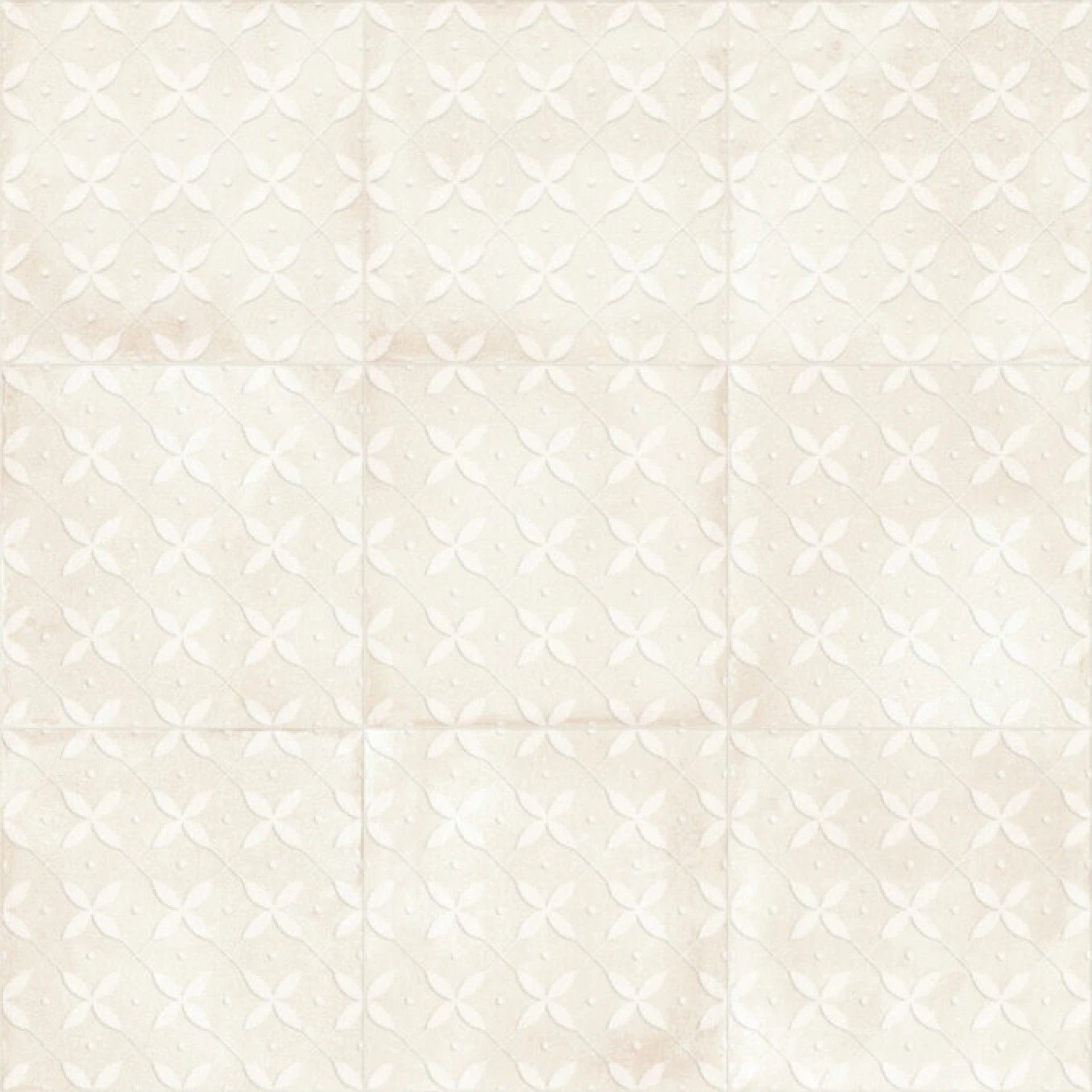 AMURI decoro zucchero avorio 20x20 E12 06
