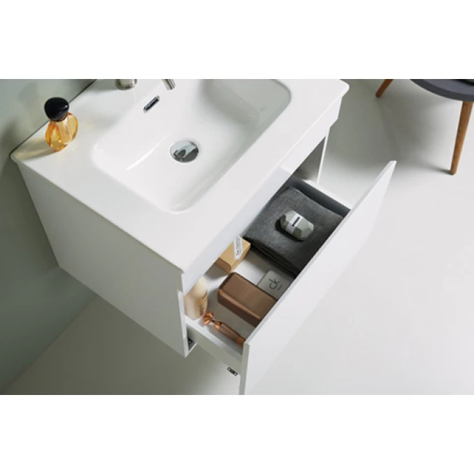 Toaletni ormarić UNILINE LUMA 600 sa lavaboom. soft close fioka 613x464x480