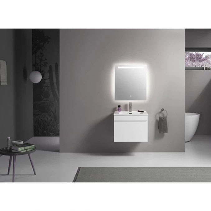 Toaletni ormarić UNILINE LUMA 600 sa lavaboom. soft close fioka 613x464x480