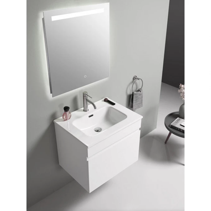 Toaletni ormarić UNILINE LUMA 600 sa lavaboom. soft close fioka 613x464x480