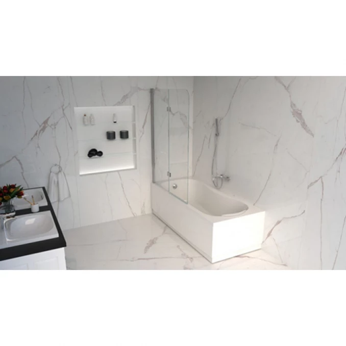 Paravan za kadu MINOTTI 1200x1500. 6mm staklo. preklopni