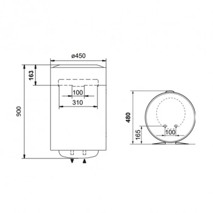Bojler ARISTON PRO1 R 100 V 2K