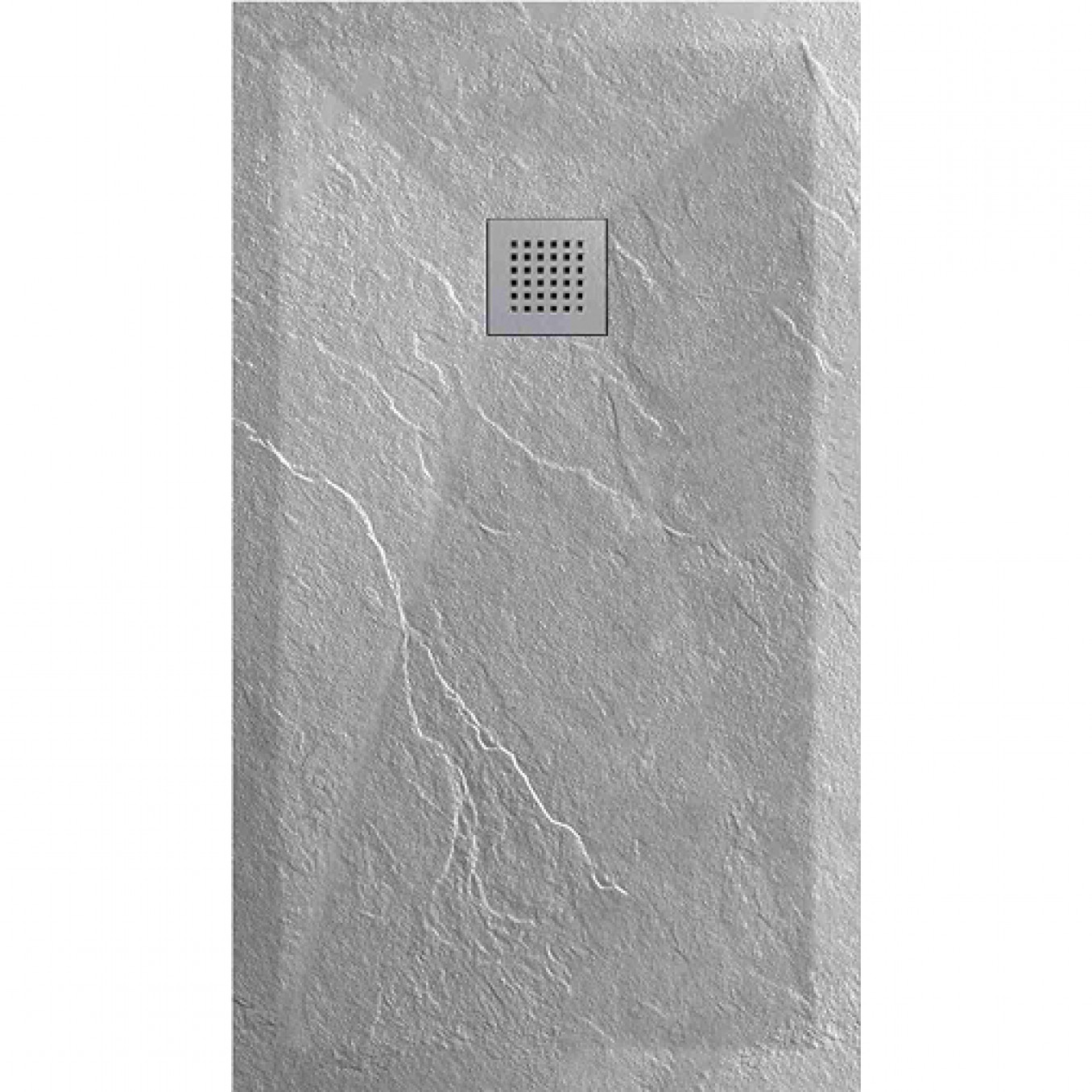 Tuš kadica COPEN SLATE LIGHT GRAY 1000x800x25 sa S/S light gray rešetkom