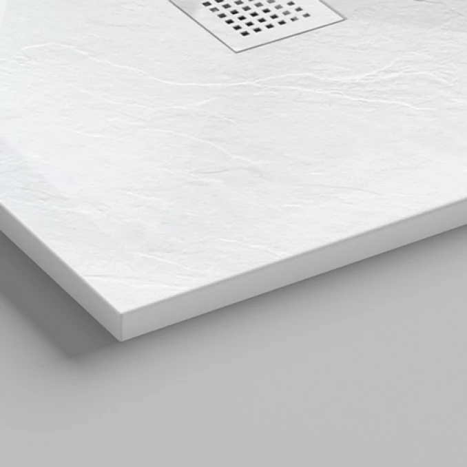 Tuš kadica COPEN SLATE WHITE 1000x900x25 sa S/S white rešetkom