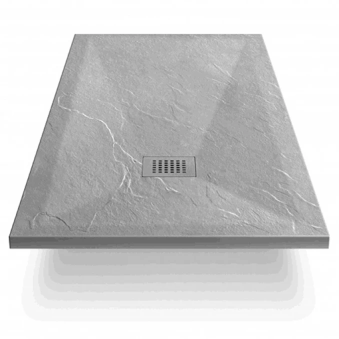 Tuš kadica COPEN SLATE LIGHT GRAY 1200x800x25 sa S/S light gray rešetkom