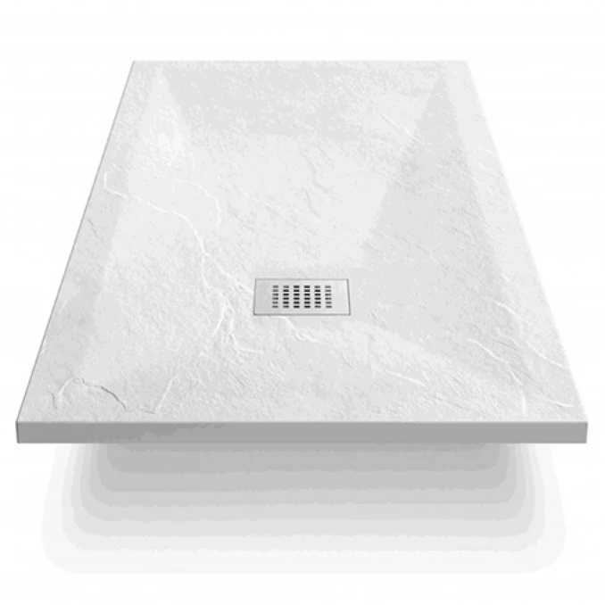 Tuš kadica COPEN SLATE WHITE 1400x900x25 sa S/S white rešetkom