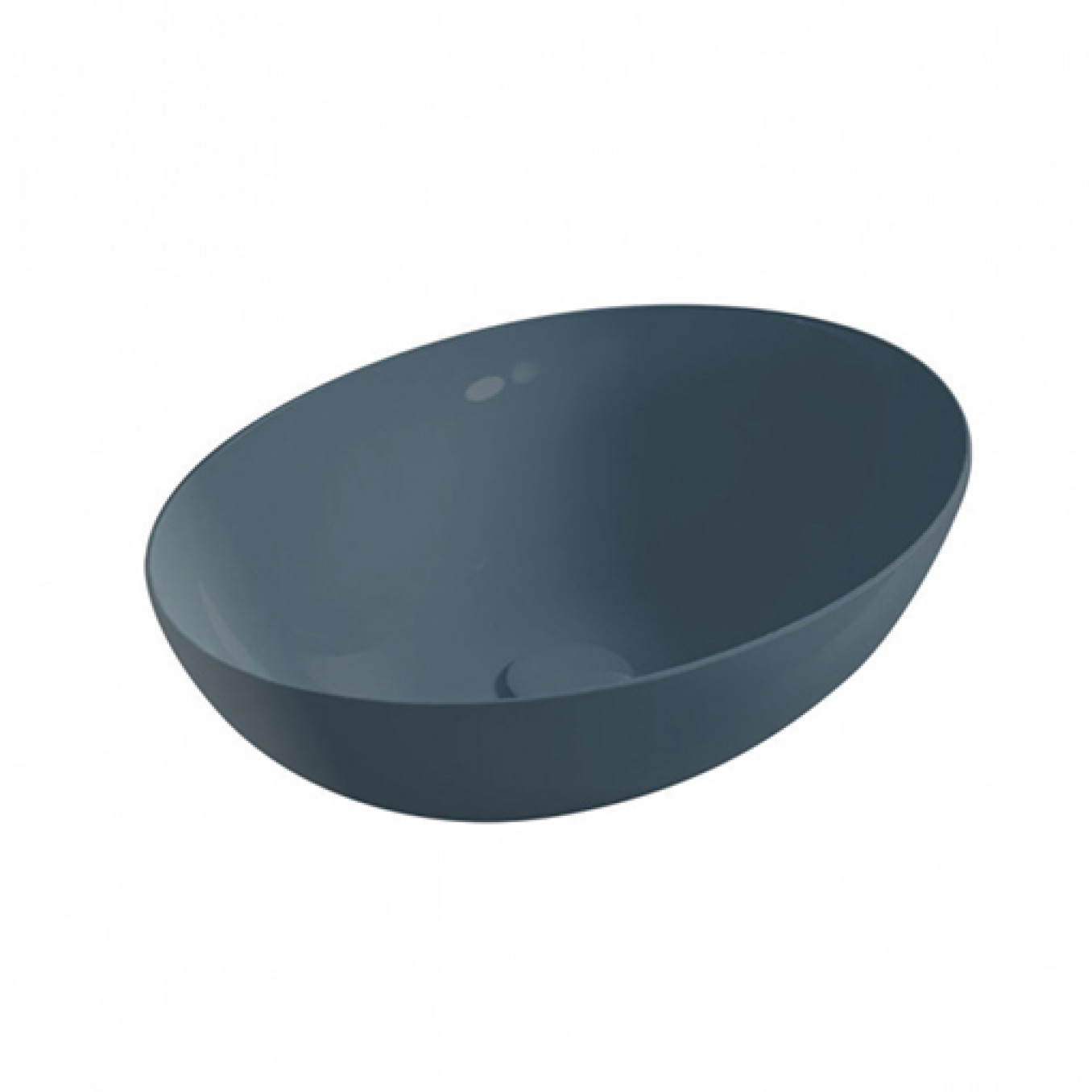 Lavabo nadgradni HATRIA HAPPYHOUR SLIM 00:00 550x400 indigo glossy