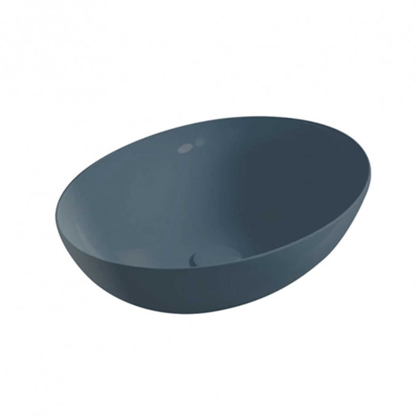Lavabo nadgradni HATRIA HAPPYHOUR SLIM 00:00 550x400 indigo glossy