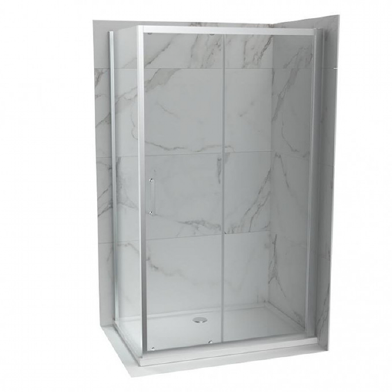 Tuš kabina ATLAS PRO 100x70 Chrome
