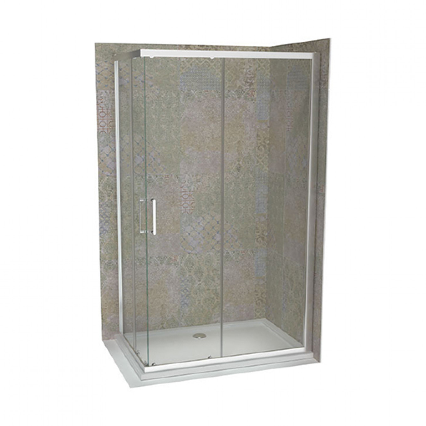 Tuš kabina ATLAS PRO 120X90 Chrome