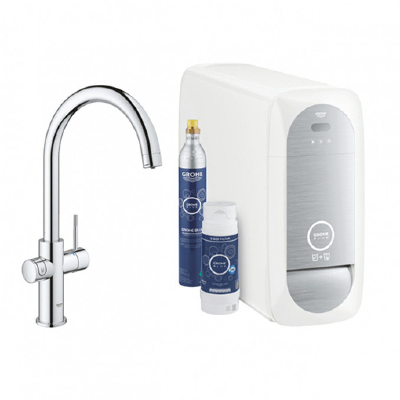 Baterija za sudoperu GROHE BLUE HOME sa filterom