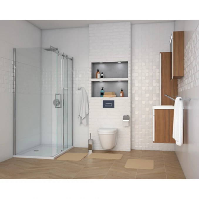 Tuš kabina COPEN NEPTUN 1200x800 staklo 8mm providno reverzibilna