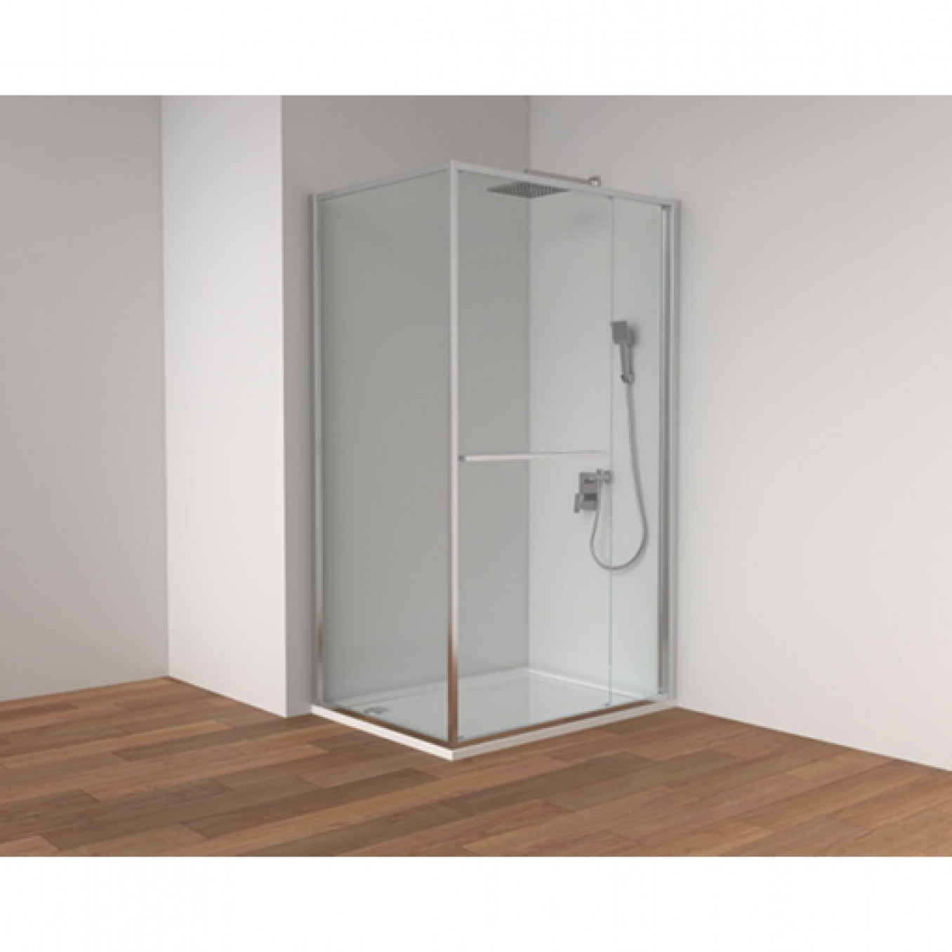 Tuš kabina COPEN ATLAS PRO 1V 1000x900x2000 hrom. staklo 6mm providno