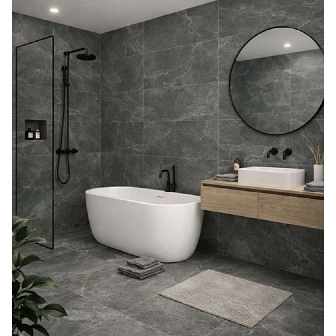NOIR grey matt 59.8x59.8 rett AX