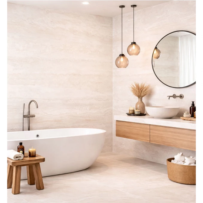 LIV TRAVERTINO CLASSICO cream matt 59.8x119.8 rett A1