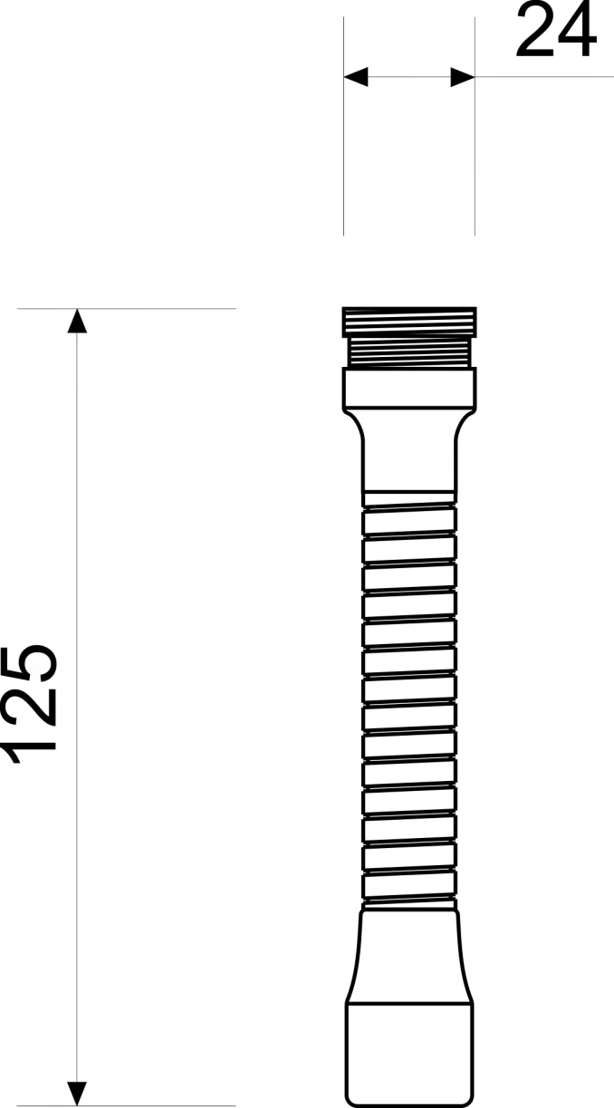 Aerator MINOTTI metalni kraći