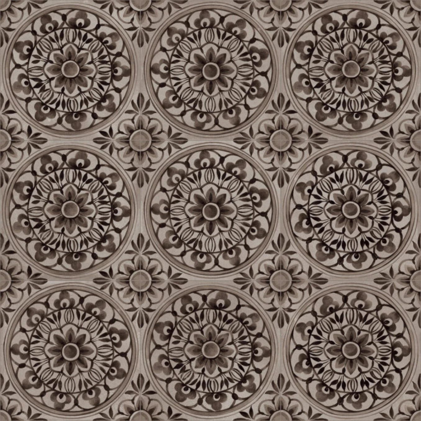 AMURI decoro pizzo grigio 20x20 D11 06