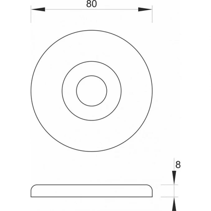 Rozetna MINOTTI fi80