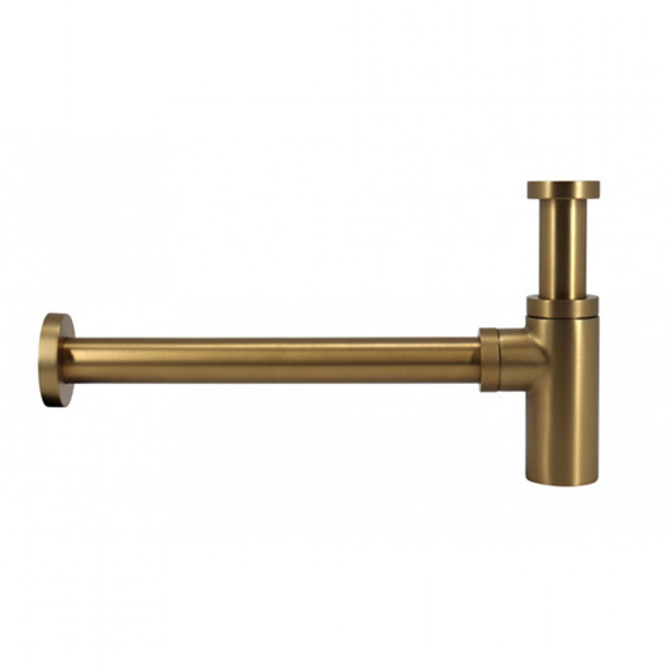 Sifon za lavabo COPEN 5/4 okrugli LUX brush gold