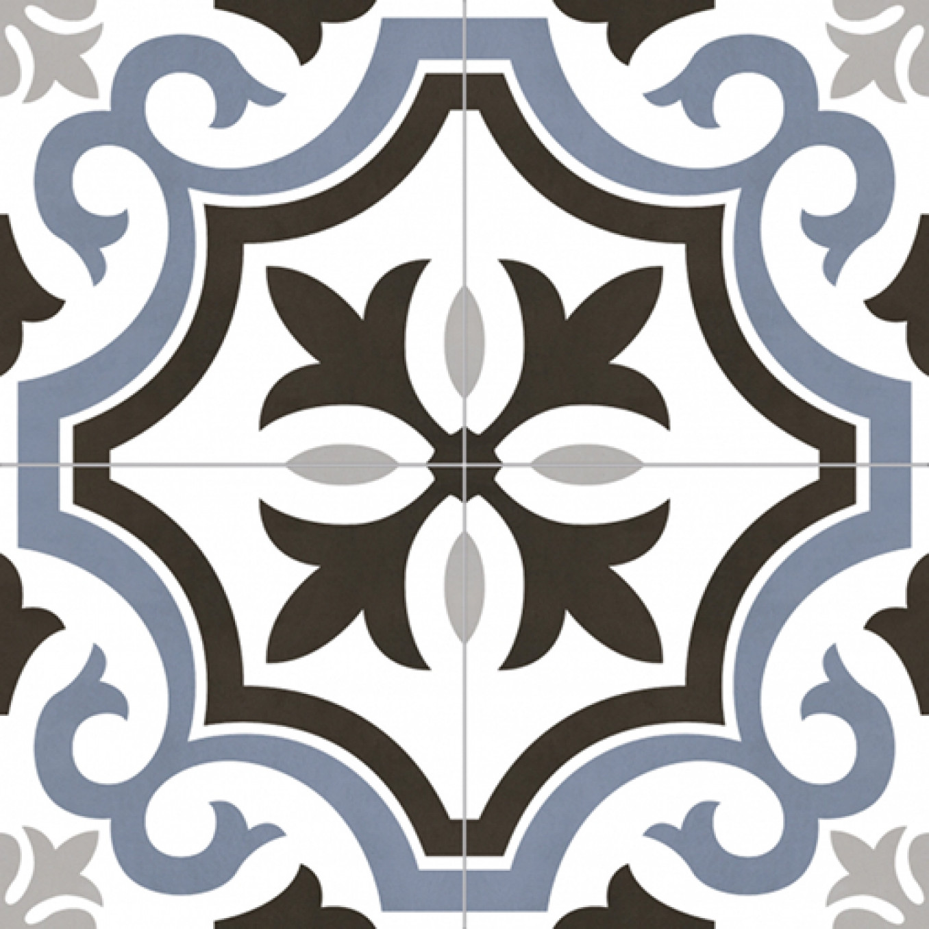 DUBLIN blue matt 45x45 QA02 2F