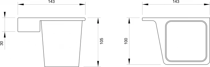 Držač čaše COPEN LINEA