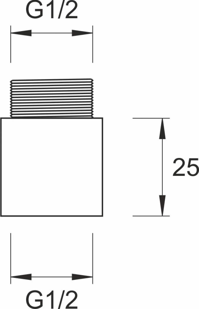 Nastavak MINOTTI 1/2x25