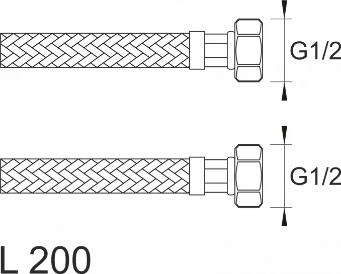 Brinoks crijevo SBA FF1212 200