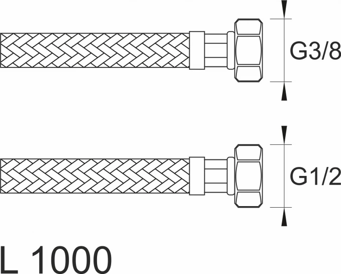 Brinoks crijevo SBA FF3812 1000