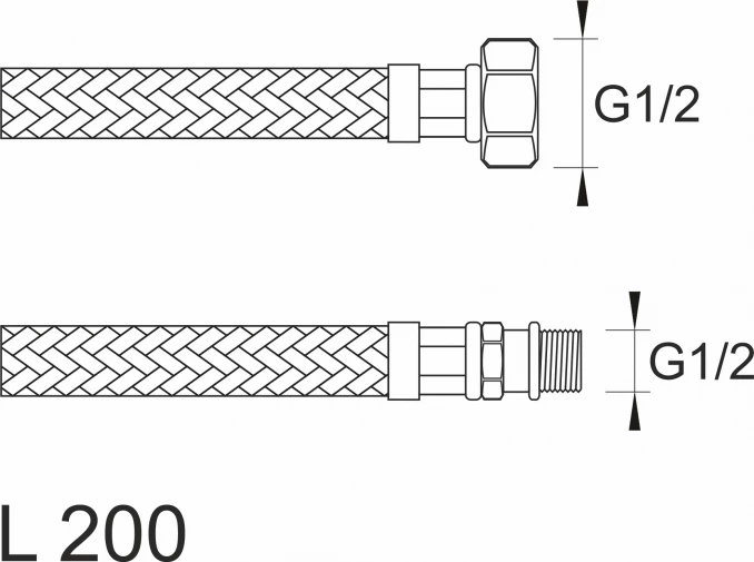 Brinoks crijevo SBA FM1212 200