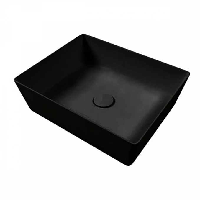 Lavabo nadgradni HATRIA HAPPYHOUR SLIM 11:00 500x380x155mm mat black