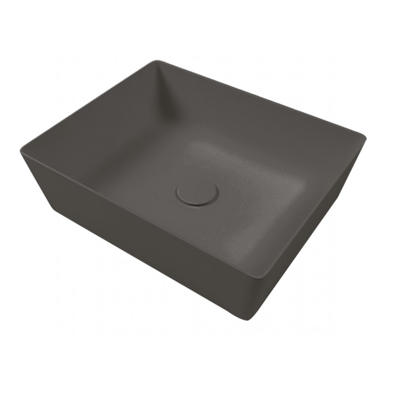 Lavabo nadgradni HATRIA HAPPYHOUR SLIM 11:00 500x380x155mm ash