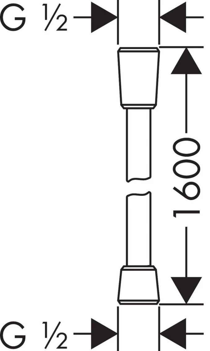 Tuš crijevo HANSGROHE Isiflex 160